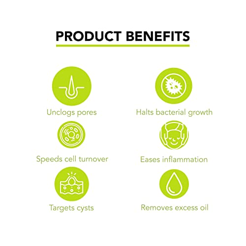 Humane Maximum-Strength Acne Wash - 10% Benzoyl Peroxide Acne Treatment For Face, Skin, Butt, Back And Body - 16 Fl Oz - Dermatologist-Tested Non-Foaming Cleanser - Vegan, Cruelty-Free #TOP5