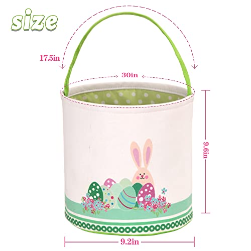 Cesta de conejo de Pascua de algodón LessMo para evitar roturas de huevos 3