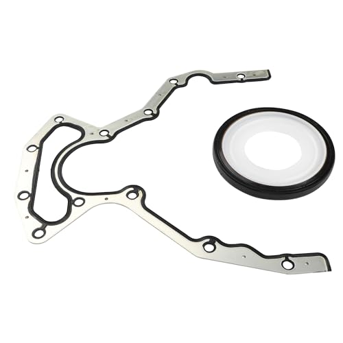 Image of Oil Pan Gasket with Rear Main Seal Set Compatible with GM Chevy GMC Buick Silverado 2500 V8 5.3 5.7 6.0 LS1 LS2 LS3 LM7 LQ4 BS40640 OS30693R 12612350
