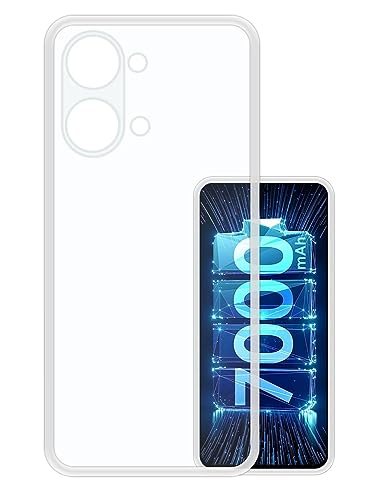 Image of COVERBLACK Case Rubber Silicone Back Cover for Itel P40+ - Transparent