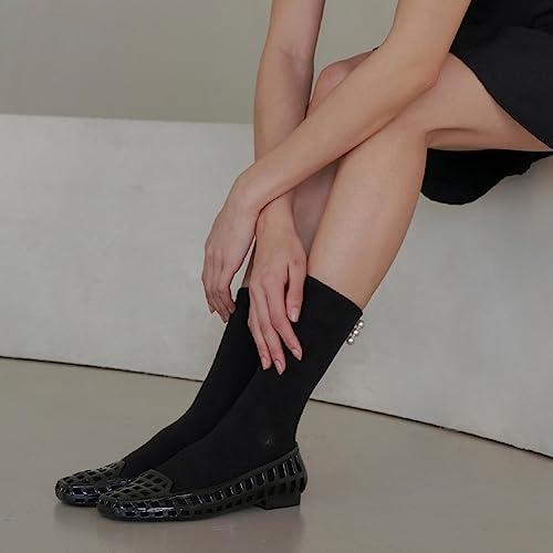 Classic/Slip on Dress Sandals, Squared Toe Flats, Jellies, Jelly Shoes for Women4