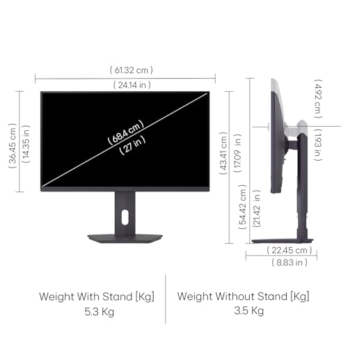 Image of LG 27G610A 68.4 cm (27 Inch) Ultragear QHD (2560x1440) IPS Gaming Monitor, 1ms (GtG), 200Hz, sRGB 99%(Typ.), Anti-Glare, HDR10, AMD FreeSync, DP, HDMI X 2, Tilt /Swivel /Height /Pivot Adjustable(Black)