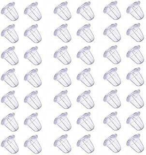 WEIKILLY Earring Backs, 200 Pack (100 Pairs) Butterfly Earring Backs Comfortable & Secure, Premuim Ear Plug
