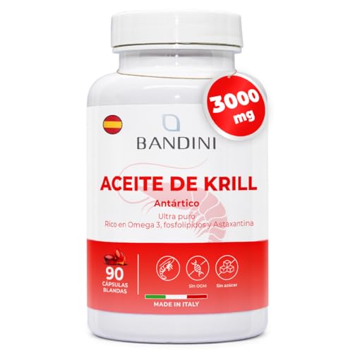 Bandini Aceite de Krill Omega 3, 90 Cápsulas