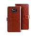 Produktbild Hauw Hülle für Xiaomi Poco X3 NFC,Magnetverschluss PU Leder Flip Wallet Handyhülle für Xiaomi Poco X3 NFC,Braun