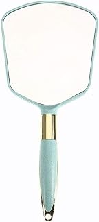 FURLOU Mirror Plastic Vintage Hand Mirrors Makeup Vanity Mirror Rectangle Hand Hold Cosmetic Mirror with Handle for Gifts Mirror