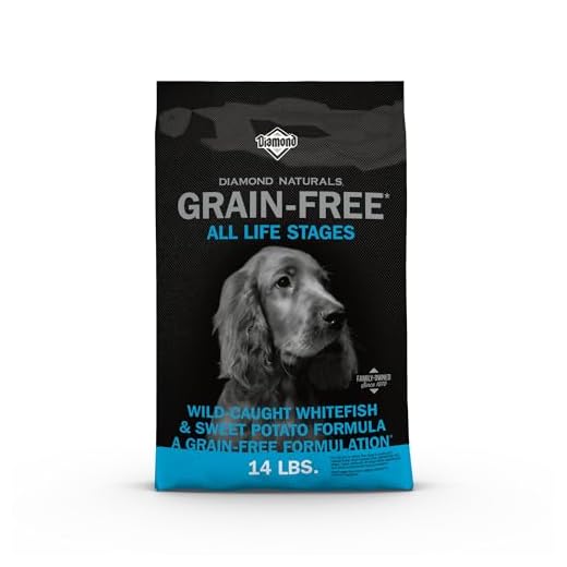 Diamond Naturals Grain Free Real Meat Recipe Premium Dry Dog Food With Real Fish 14Lb