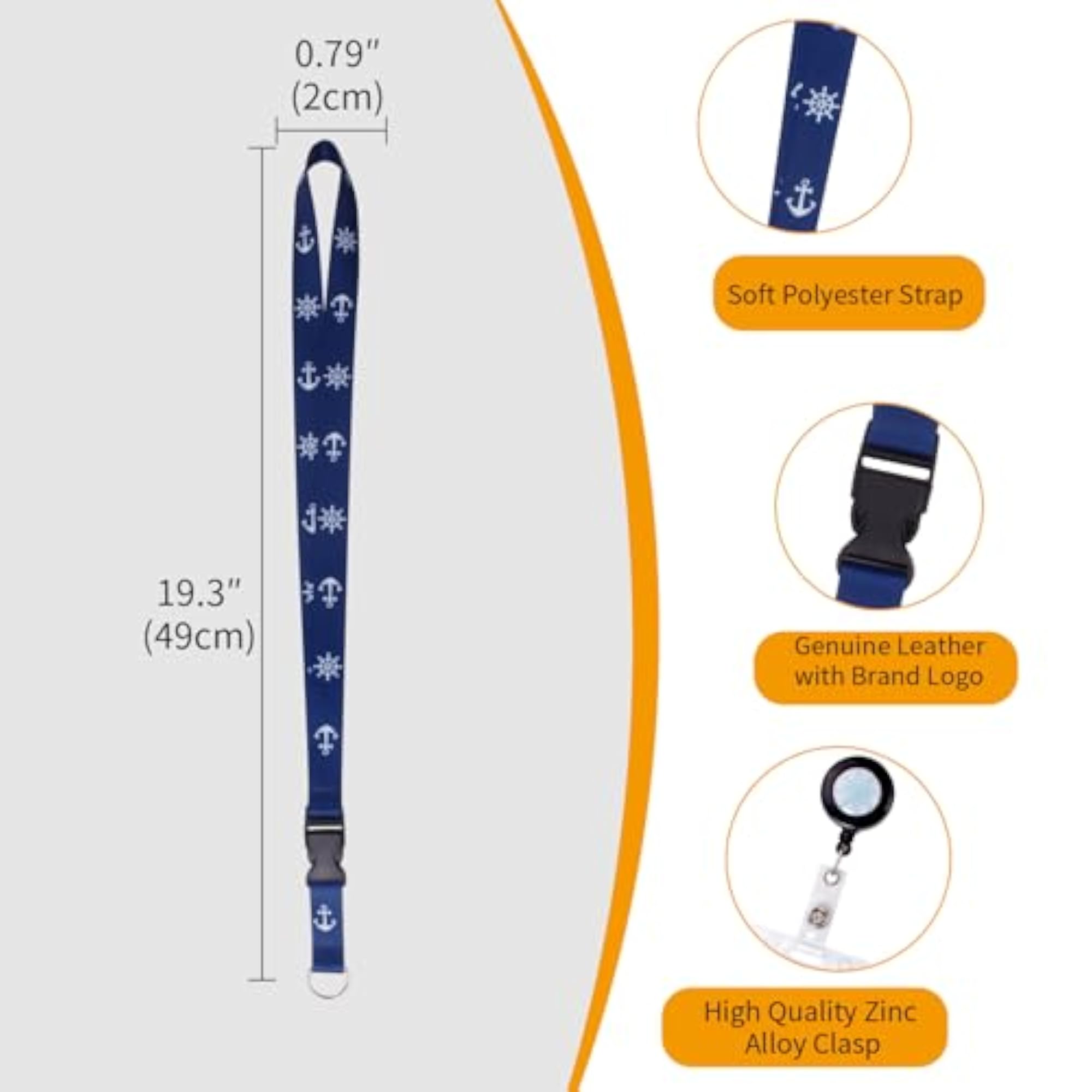 Retractable Lanyards with Luggage Tag Holders