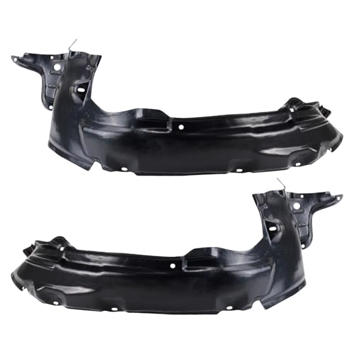 Image of TRQ Front Inner Fender Liner Set Compatible with 2001-2004 Ford Escape FO1248110 FO1249110