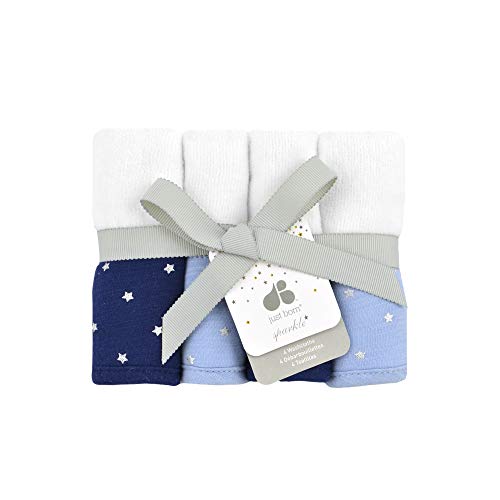 Image of Just Born Boys and Girls Newborn Infant Baby Toddler Soft Bath Baby Washcloth Multi Pack