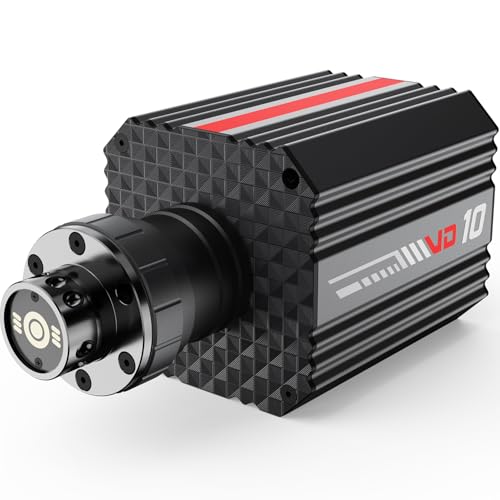 PXN VD10 Direct Drive Racing Wheel Base - 10Nm Torque True Force Feedback, Servo Motor - Gaming Steering Wheel Base for PC PXN VD10 Direct Drive Racing Wheel Base - 10Nm Torque True Force Feedback, Servo Motor - Gaming Steering Wheel Base for PC