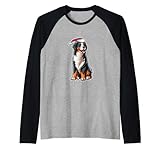 Photo Gallery bernese mountain dog cappello di babbo natale buon natale cane maglia con maniche raglan Photo Gallery bernese mountain dog cappello di babbo natale buon natale cane maglia con maniche raglan