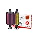 R3011 Evolis YMCKO Color Printer Ribbon - 200 prints