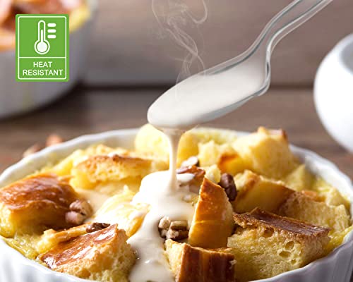 Clear Plastic Spoons, Heavy Duty Disposable Cutlery For Party Supply, Pack Of 80 #TOP2