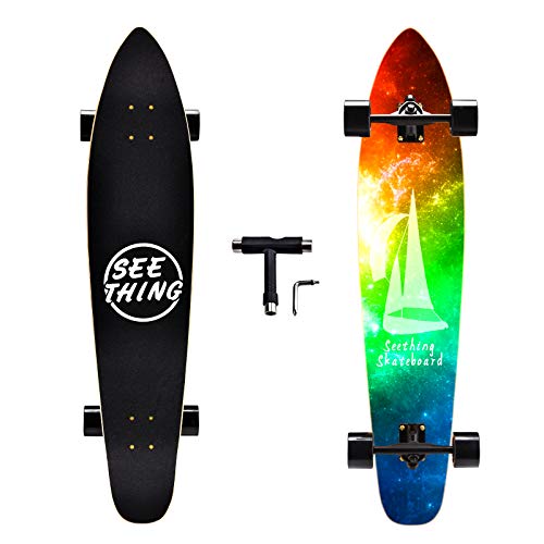 42 Inch Longboard Skateboard Complete Cruiser,The Original Artisan Maple...