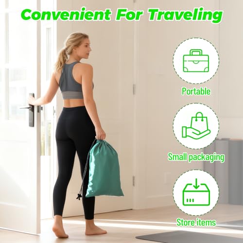 Staranry 280x150cm Grün Hängematte Outdoor Swing 200 Kg Max mit Installationshardware, Atmungsaktiv, Schnelltrocknendes Hängematte, Hammock für Camping, Reise, Garten