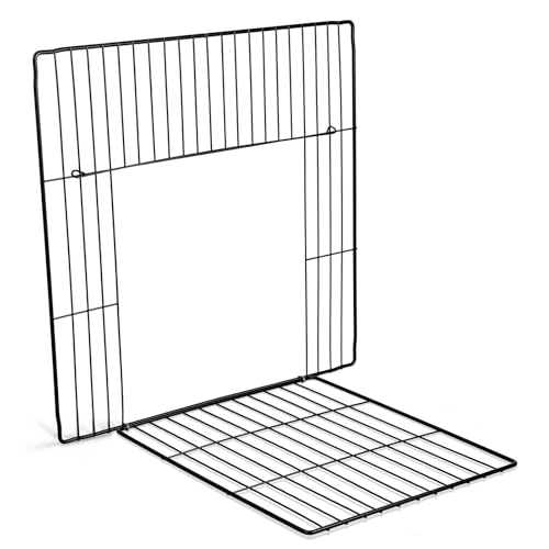 Puerta para jaula de mascotas pequeñas, hámster y animales con rejilla de hierro 2