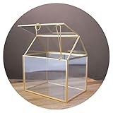 【Pieza de arte】 Este contenedor de vidrio para invernadero tiene un diseño moderno y aerodinámico, como una obra de arte. Las líneas son suaves y se combinan perfectamente con el vidrio. No es solo un invernadero de plantas, sino también un expositor ornamental de plantas completo. Es el complemento perfecto para cualquier hogar o jardín, capaz de crear focos y decoraciones excepcionales.