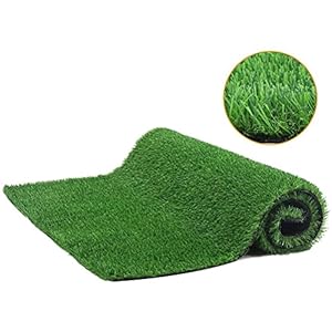 Bagima Tapis de Gazon Artificiel – 2m x 1m / 1m x 1m, Gazon Artificiel Gazon réaliste Fausse pelouse Tapis d’herbe Haute densité Faux Gazon, Gazon Artificiel de Jardin pour Paysage