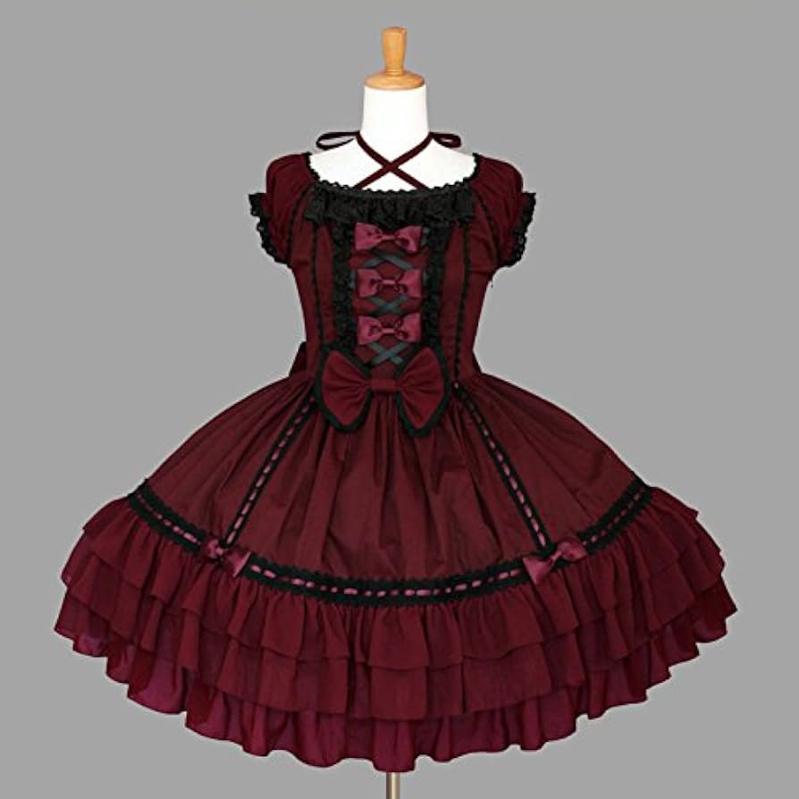 Amazon | ゴスロリィタ Lolita ロリータ 衣装 洋服 COSMAMA LLT82614