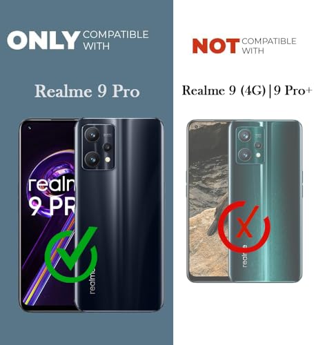 Image of Jkobi Back Cover for Realme 9 Pro (Shockproof Crystal Clear Anti Yellow Case | Drop & Camera Protection | Hard Polycarbonate)