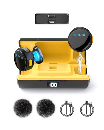 Microphone cravate sans fil pour vlog YouTube et enregistrement vidéo mobile