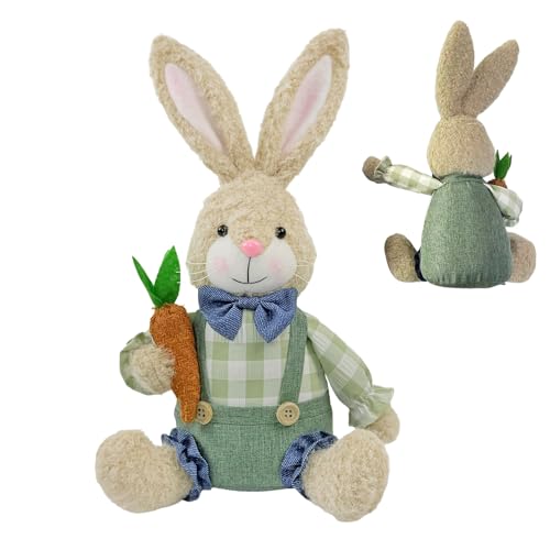 Generic - Jouet Lapin Peluche Mignon | Printanier Champêtre Mignon Collection | Peluche Lapin de Pâques,pour Petite Amie Hommes Femmes Garçons Filles Jeunes Adolescents Fils Fille Famille