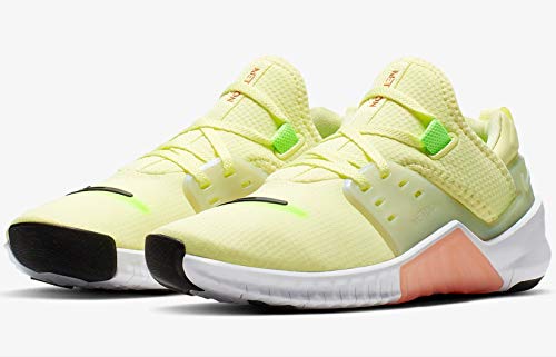 Nike Women's Fitness Shoes, Multicoloured Luminous Green Black White Orange Trance 301, 3 UK