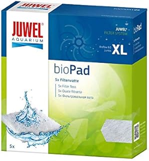 Juwel Biopad Filter for Aquarium, Box of 5, White, Size M