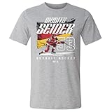 500 LEVEL Moritz Seider Detroit Germany Flag Shirt (Heather Gray, Large)
