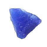 REAL-GEMS 19.00 Ct Natural Raw Blue Sapphire Gemstone Beads Loose Crystals for Jewelry Making DIY Necklace Gem Supplies