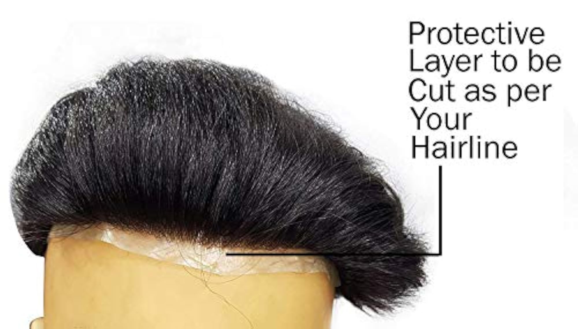 Australian Men Hair Patch with Tape and Neem Wood Comb