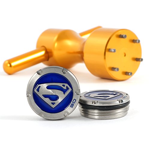 19th Hole Custom Shop 2 of 30g Deluxe Tour Style Blue Weights for Scotty Cameron Putters with Wrench Tool (Gold)