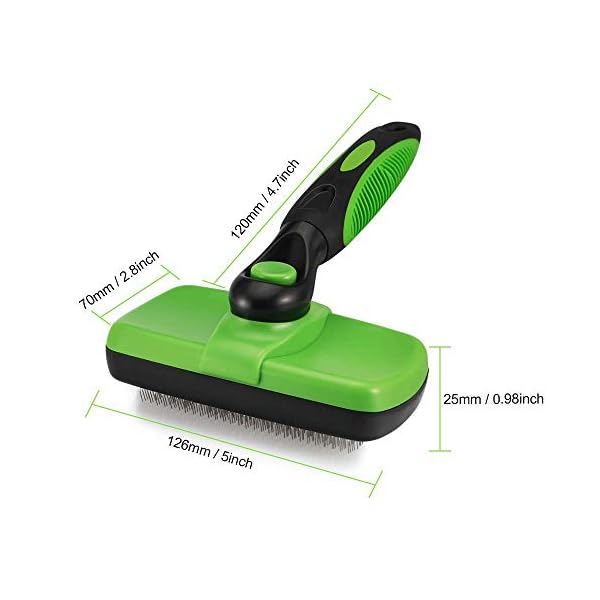 Tasera pet Dog & Cat Hair Brush,Self Cleaning Slicker Brush-Gently Removes Loose Undercoat, Mats and Tangled Hair,Professional Pet Grooming Brush for Small, Medium & Large Dogs and Cats Tasera pet Dog & Cat Hair Brush,Self Cleaning Slicker Brush-Gently Removes Loose Undercoat, Mats and Tangled Hair,Professional Pet Grooming Brush for Small, Medium & Large Dogs and Cats