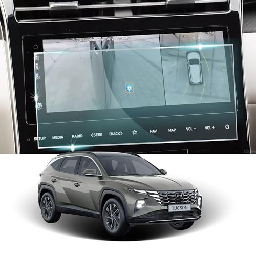 Image of Car Screen Protector for Hyundai Tucson |2023 - Running| - 10.25 Inch, Anti-Scratch, Easy Installation, Clear Touchscreen Guard, Infotainment System Protection (Not a Tempered Glass)