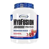Gaspari Nutrition Myofusion Advanced Protein Powder, Strawberries and Cream, 4.59 Pound