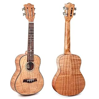 Kit Ukulélé Classique Tiger Flame Okoumé Bois pour Joueur Débutant et Professionnel Par Kmise (26 Pouces Ténor) - Les Beatles, Paul McCartney, John Lennon, RIngo Starr, George Harrison Kit Ukulélé Classique Tiger Flame Okoumé Bois pour Joueur Débutant et Professionnel Par Kmise (26 Pouces Ténor) – Image 2
