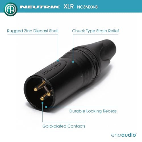 Câble symétrique Mogami 2534 pour liaison monitoring et mastering TRS Jack 6,3 mm vers XLR 3m - 3