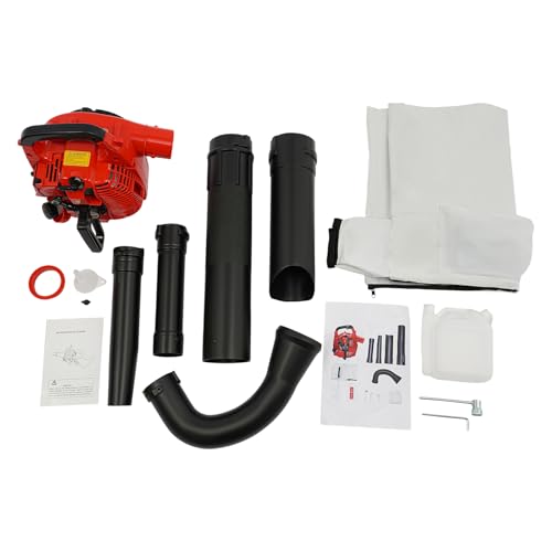 25.4cc Gas Leaf Blower Vacuum Mulcher 2-in-1, 275 CFM