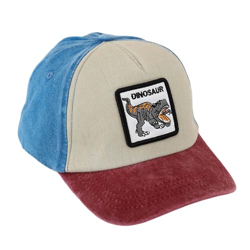 2026 Infantil de béisbol con Estampado Animado diseño Veraniego para niñas Sombrero Camionero Protector Solar para niños (Blue, 2-8 Years)