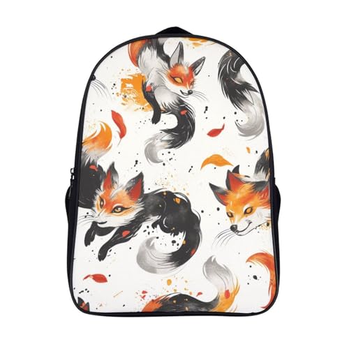 Sac à dos d'école léger Fox pour soulager le dos des enfants de 40cm