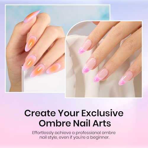 Image of Beetles Gel Polish Soft Nail Sponges for Ombre, 88Pcs Large Size Nail Art Sponges With Grabbing Pen, Ombre Nail Brush to Creat Color Gradient Effect, Manicure Nail Art Tools for Nail Art Design