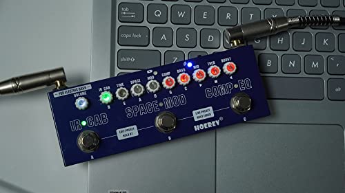 HOEREV Pédale de guitare multi-effets Delay Reverb Phase Distortion Overdrive Pédale multi-effets pour guitare basse… - Les Beatles, Paul McCartney, John Lennon, RIngo Starr, George Harrison HOEREV Pédale de guitare multi-effets Delay Reverb Phase Distortion Overdrive Pédale multi-effets pour guitare basse… – Image 6