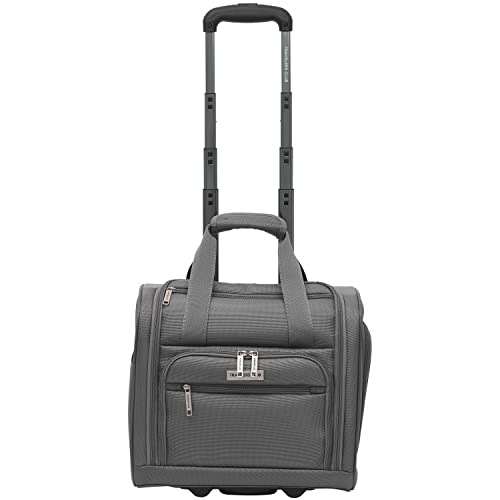 Travelers Club Riddock Luggage and Travel Accessories, Charcoal, 14-Piece Set4