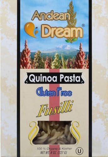 Organic Fusilli Quinoa Pasta Gluten Free 8 Ounces (Case of 12)