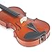 Mendini by Cecilio 14-Inch Solid Wood Violin Set for Beginners - Hand Carved Acoustic Violia Kit - Fiddle Set with Hard Case, Bow, Rosin, Bridge and Extra Strings