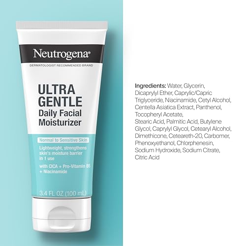 Neutrogena Ultra Gentle Daily Face Moisturizer, Fragrance-Free, 3.4 fl. oz - image 7