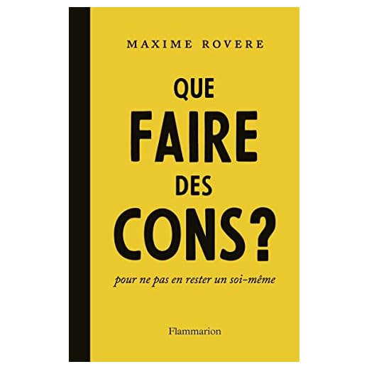 Que faire des cons ? pour ne pas en rester un soi-même