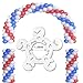 LTHYHJ 80 Balloon Clips and 100 Dots Glue Points and a Tie, Connector, for wedding, parties, etc. Arch tool