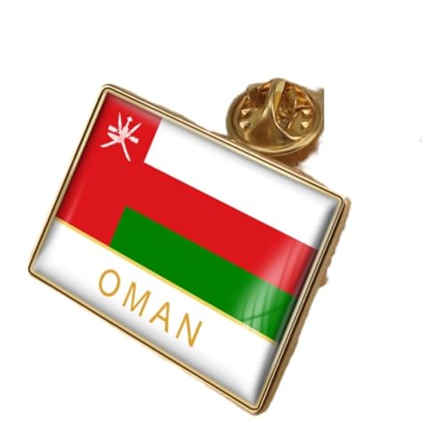 Insignias de Omán alfileres bandera nacional del país botón pin para coleccionistas
